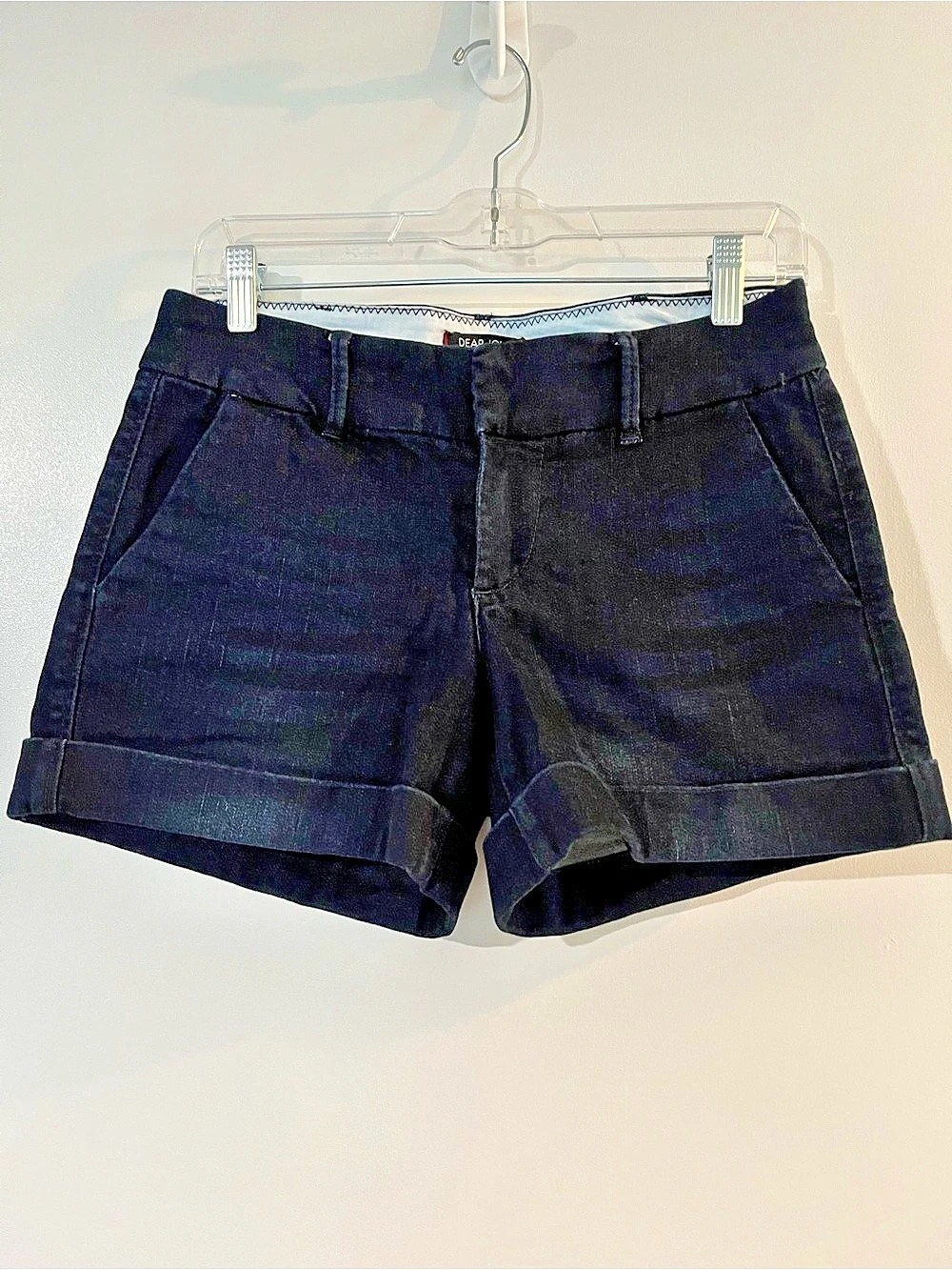 Dear John Women's dark wash Jean Shorts Waist 27 Like New